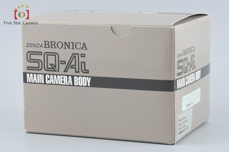 Zenza Bronica SQ-Ai + ZENZANON-PS 80mm f/2.8 w/ Box