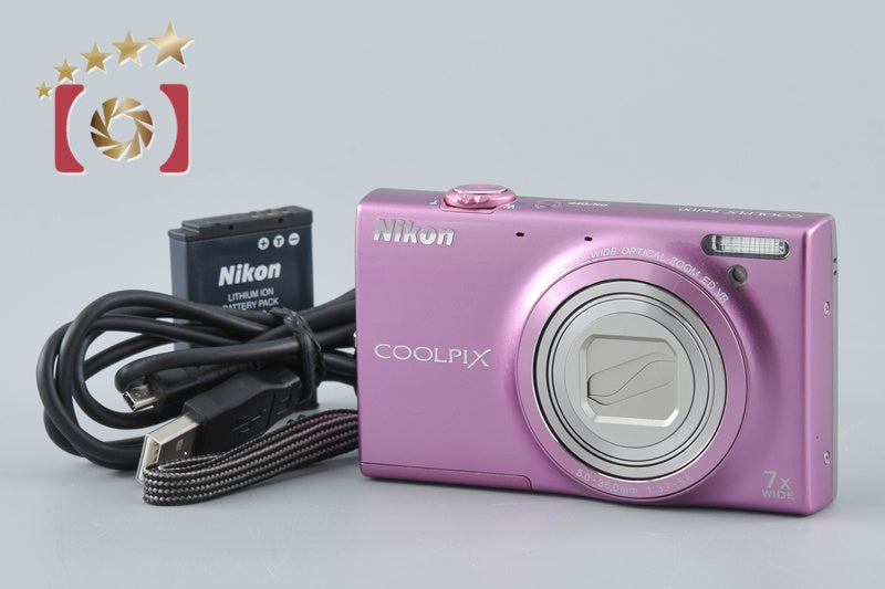 Nikon COOLPIX S6100 Gloss Pink 16.0 MP Digital Camera