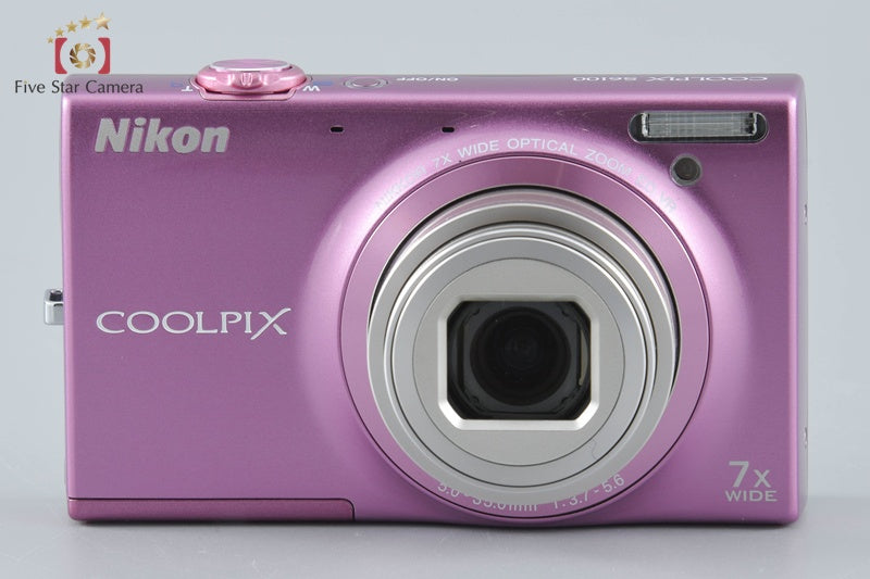 Nikon COOLPIX S6100 Gloss Pink 16.0 MP Digital Camera
