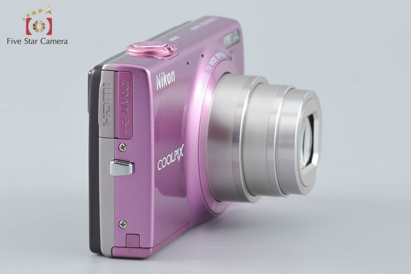 Nikon COOLPIX S6100 Gloss Pink 16.0 MP Digital Camera