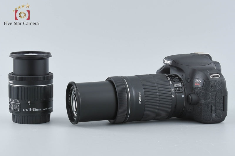 "Count 775" Canon EOS Kiss X9i / Rebel T7i / 800D 24.2 MP 18-55 55-250 Lenses