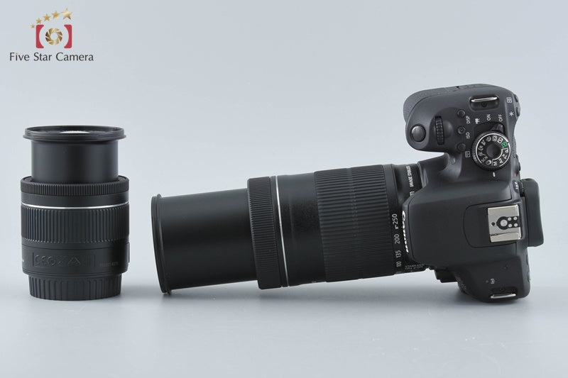"Count 775" Canon EOS Kiss X9i / Rebel T7i / 800D 24.2 MP 18-55 55-250 Lenses