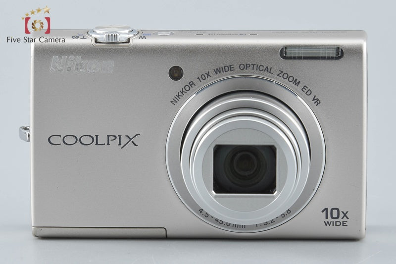 Nikon COOLPIX S6200 Platinum Silver 16.0 MP Digital Camera