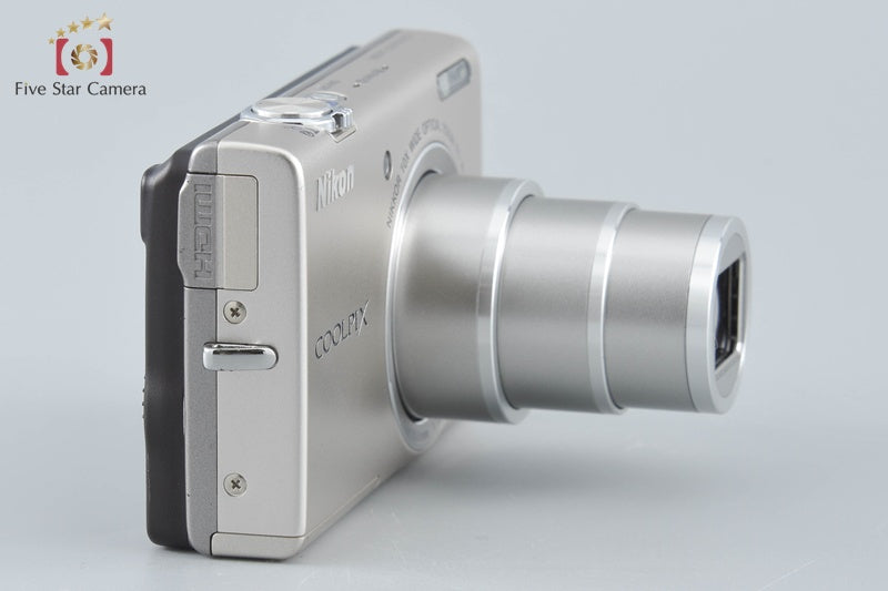 Nikon COOLPIX S6200 Platinum Silver 16.0 MP Digital Camera