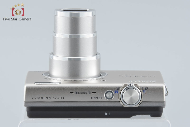 Nikon COOLPIX S6200 Platinum Silver 16.0 MP Digital Camera