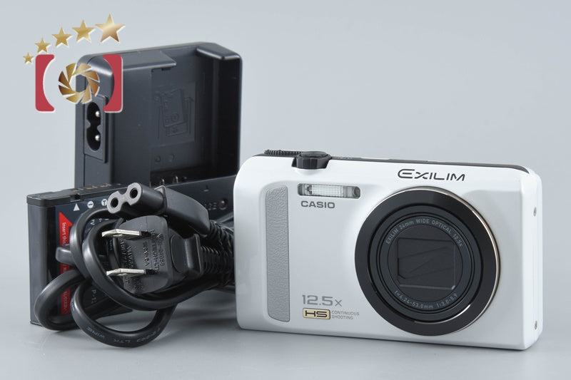 Casio EXILIM EX-ZR200 White 16.1 MP Digital Camera