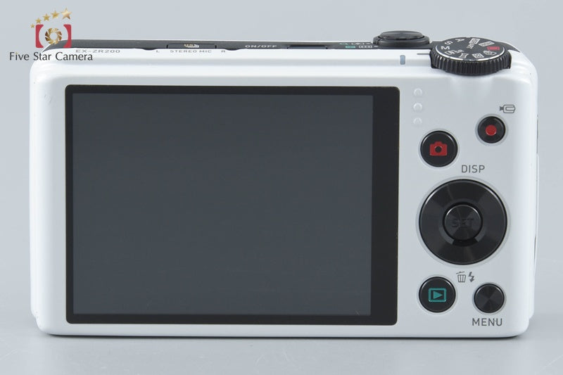 Casio EXILIM EX-ZR200 White 16.1 MP Digital Camera