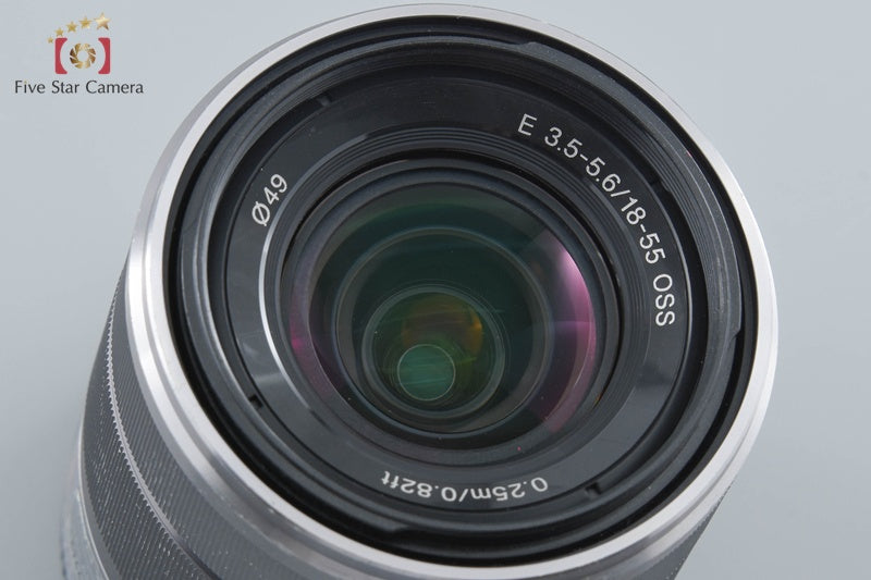 SONY E 18-55mm f/3.5-5.6 OSS SEL1855 Silver