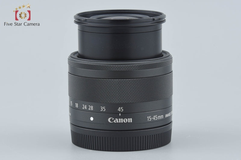 Canon EF-M 15-45mm f/3.5-6.3 IS STM Black