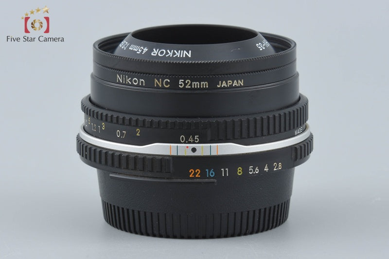 Nikon Ai-S NIKKOR 45mm f/2.8 P Black