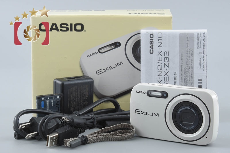 CASIO EXILIM EX-N1 White 16.1 MP Digital Camera w/ Box