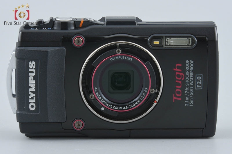 "Count 1,812" Olympus STYLUS TG-3 Tough Black 16.0 MP Digital Camera