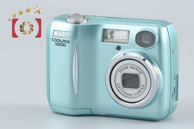 Nikon COOLPIX E3200 Mint Green 3.2 MP Digital Camera