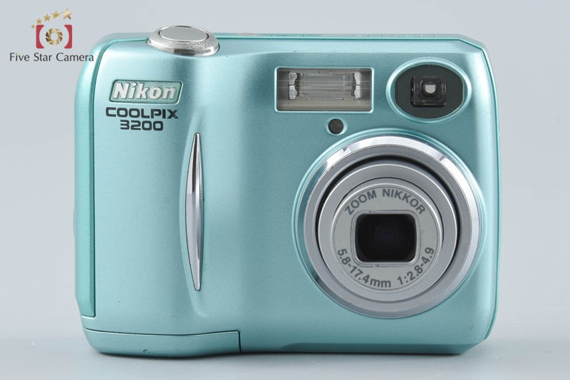 Nikon COOLPIX E3200 Mint Green 3.2 MP Digital Camera