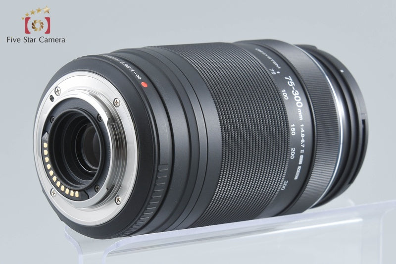 OM SYSTEM Olympus M.ZUIKO DIGITAL ED 75-300mm f/4.8-6.7 II Black w/ Box
