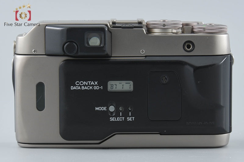 CONTAX G1 Green Label 35mm Rangefinder Film Camera w/ GD-1 Data Back