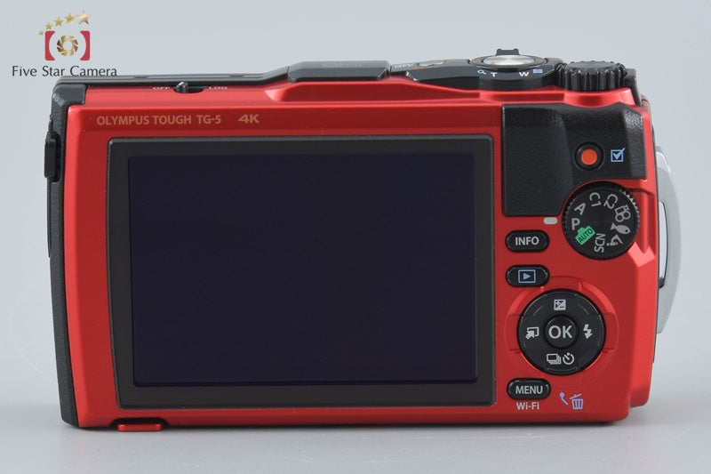 "Count 549" Olympus Tough TG-5 Red 12.0 MP 15m Waterproof Digital Camera