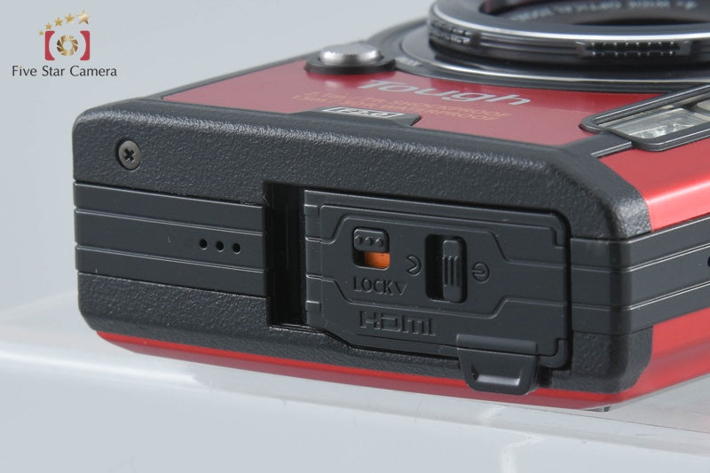 "Count 549" Olympus Tough TG-5 Red 12.0 MP 15m Waterproof Digital Camera