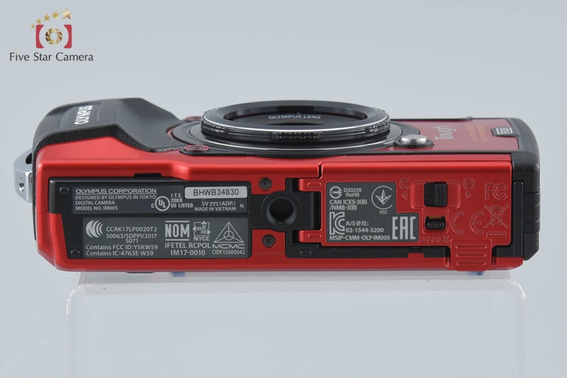 "Count 549" Olympus Tough TG-5 Red 12.0 MP 15m Waterproof Digital Camera