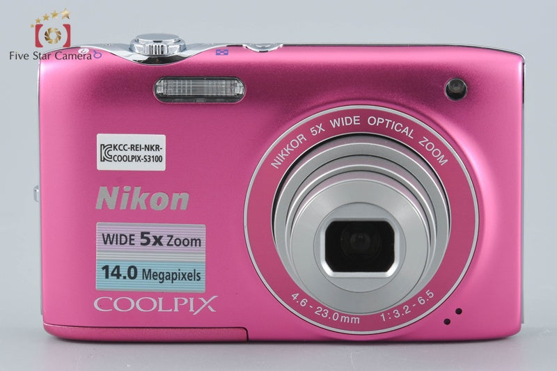 Nikon COOLPIX S3100 Fresh Pink 14.0 MP Digital Camera