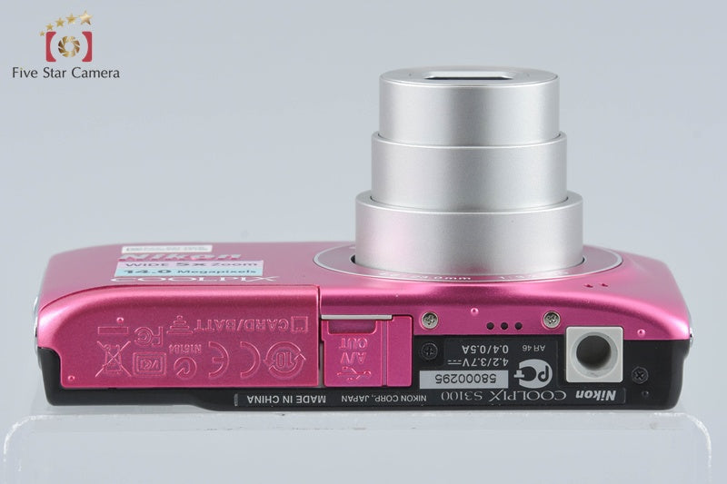 Nikon COOLPIX S3100 Fresh Pink 14.0 MP Digital Camera