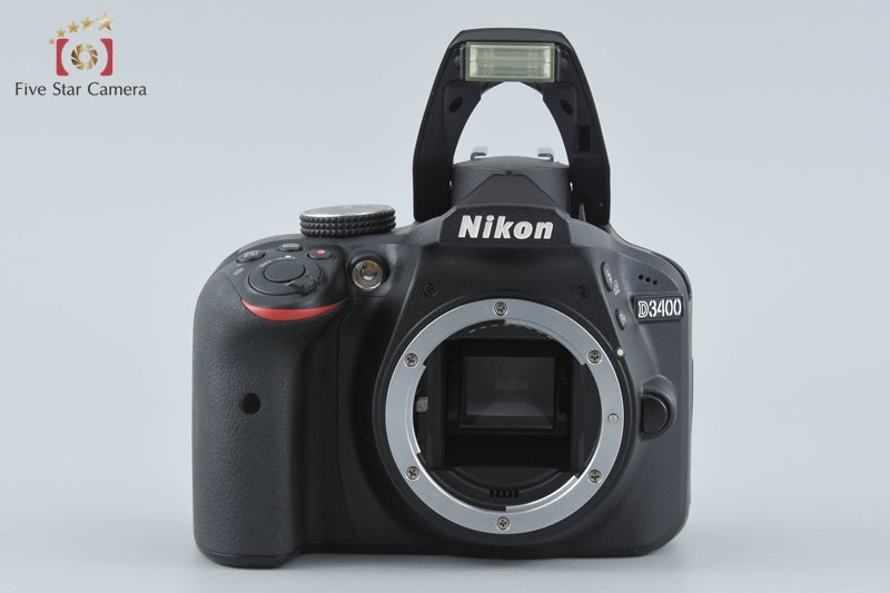 "Shutter count 832" Nikon D3400 Black 24.2 MP DSLR Camera Body