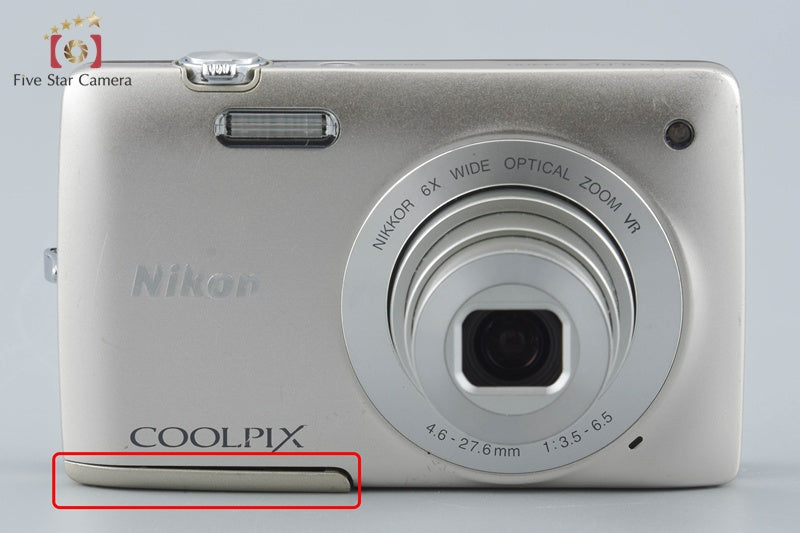 Nikon COOLPIX S4400 Silver 20.0 MP Digital Camera