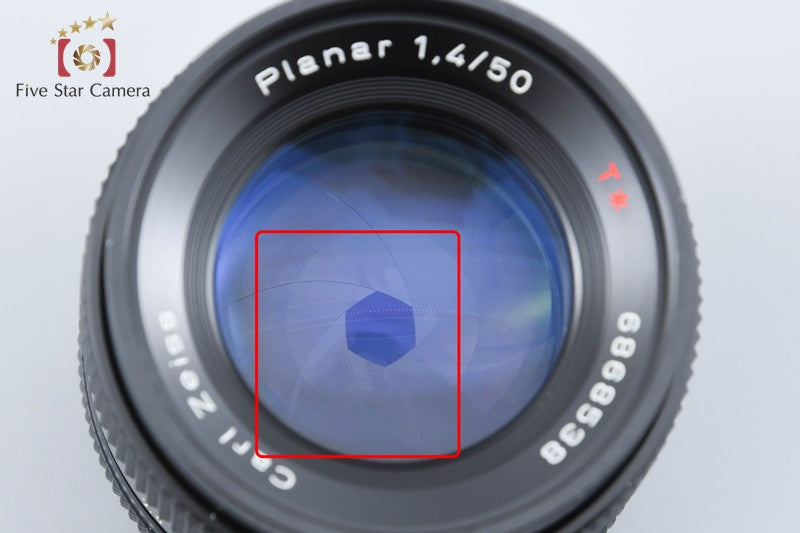 CONTAX Carl Zeiss Planar 50mm f/1.4 T* AEJ from Japan