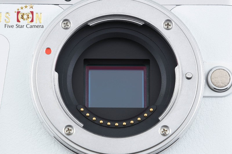 "Count 1,032" Olympus PEN E-PL9 White 16.1 MP 14-42 40-150 Lenses from Japan