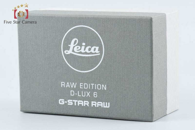 Leica D-LUX 6 G-STAR RAW Edition 10.1 MP Digital Camera w/ Box from Japan