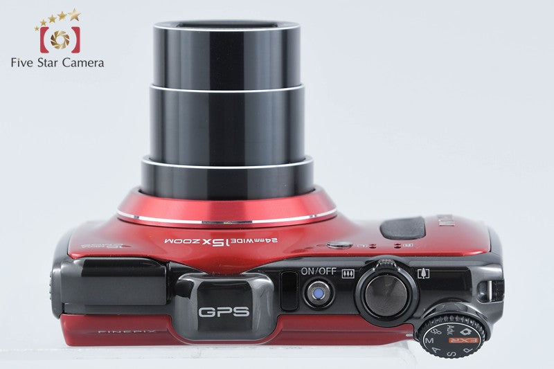 Fujifilm FinePix F550EXR Red 16.0 MP Digital Camera w/ Box from Japan