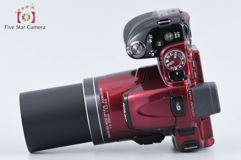Nikon COOLPIX P600 Red 16.0 MP Digital Camera from Japan