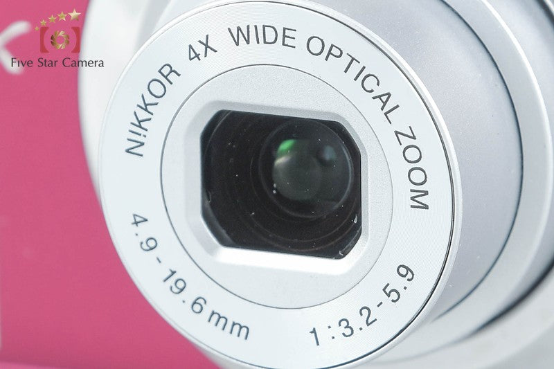 Nikon COOLPIX S4000 Ruby Red 12.0 MP Digital Camera from Japan