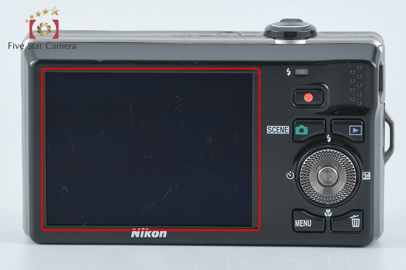 Nikon COOLPIX S6000 Flash Red 14.2 MP Digital Camera from Japan