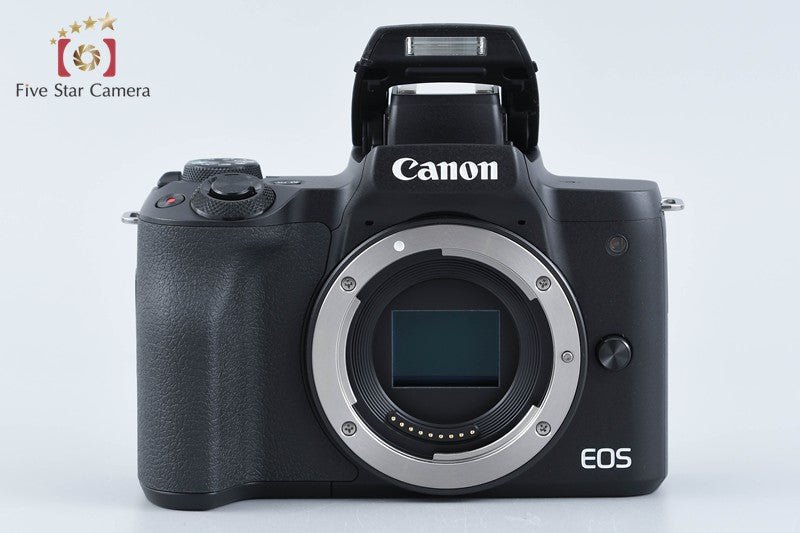"Count 1,000" Canon EOS Kiss M2 Black 24.1 MP EF-M 15-45 IS STM Lens from Japan