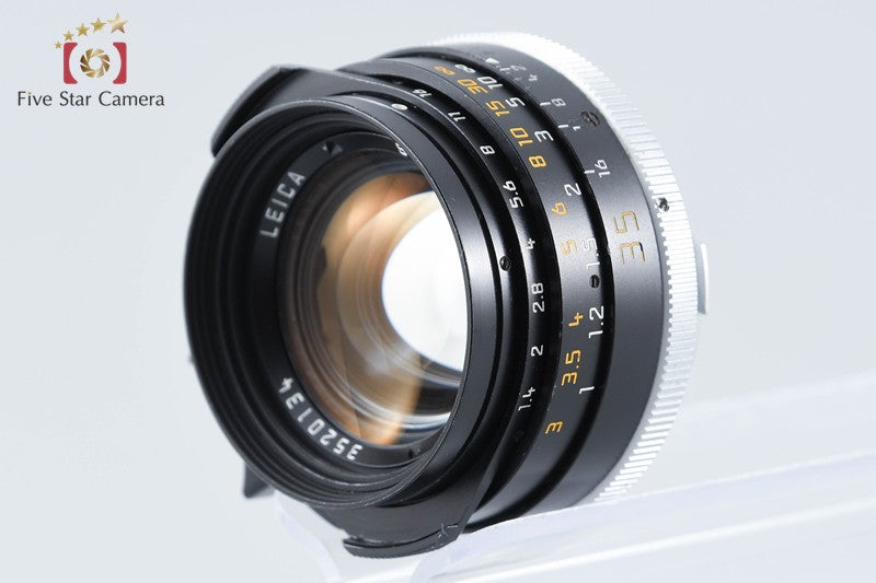 Leica SUMMILUX-M 35mm f/1.4 Black 11870 2026.09 Overhauled!! from Japan