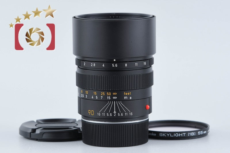 Leica SUMMICRON-M 90mm f/2 E55 2nd Later Model from Japan