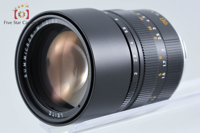 Leica SUMMICRON-M 90mm f/2 E55 2nd Later Model from Japan