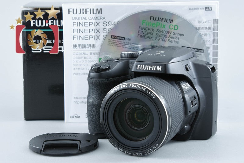 FUJIFILM FinePix S9400W Black 16.2 MP Digital Camera w/ Box from Japan