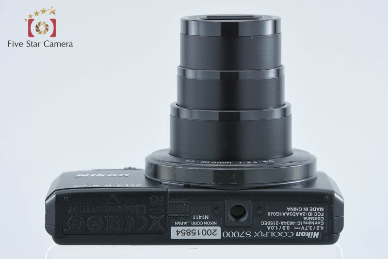 Nikon COOLPIX S7000 Black 16.2 MP Digital Camera from Japan