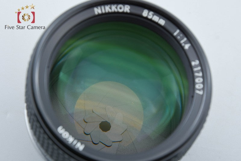 Nikon Ai-S NIKKOR 85mm f/1.4 2026.09 Overhauled!! from Japan
