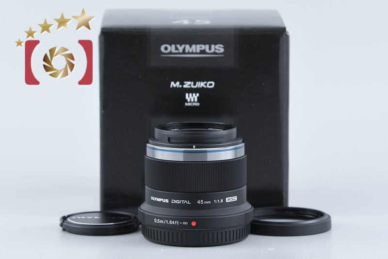 Olympus M.ZUIKO DIGITAL 45mm f/1.8 Black w/ Box from Japan
