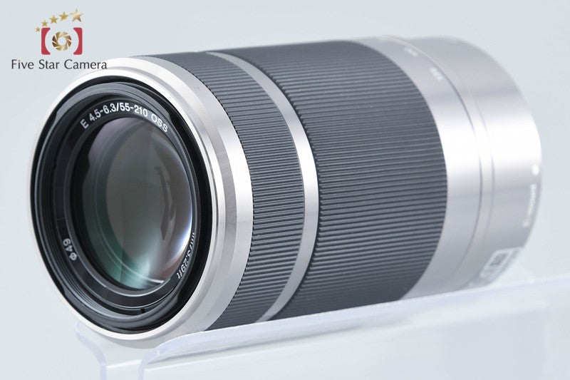 Sony E 55-210mm f/4.5-6.3 OSS Silver SEL55210 from Japan
