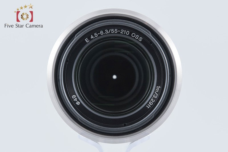 Sony E 55-210mm f/4.5-6.3 OSS Silver SEL55210 from Japan
