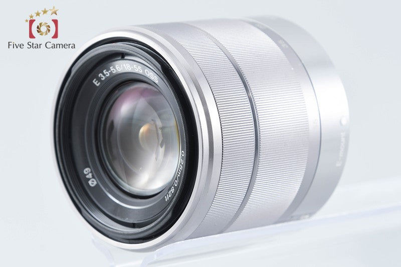 SONY E 18-55mm f/3.5-5.6 OSS SEL1855 Silver from Japan
