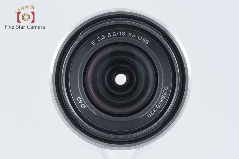 SONY E 18-55mm f/3.5-5.6 OSS SEL1855 Silver from Japan
