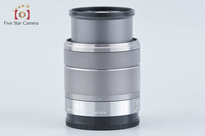 SONY E 18-55mm f/3.5-5.6 OSS SEL1855 Silver from Japan