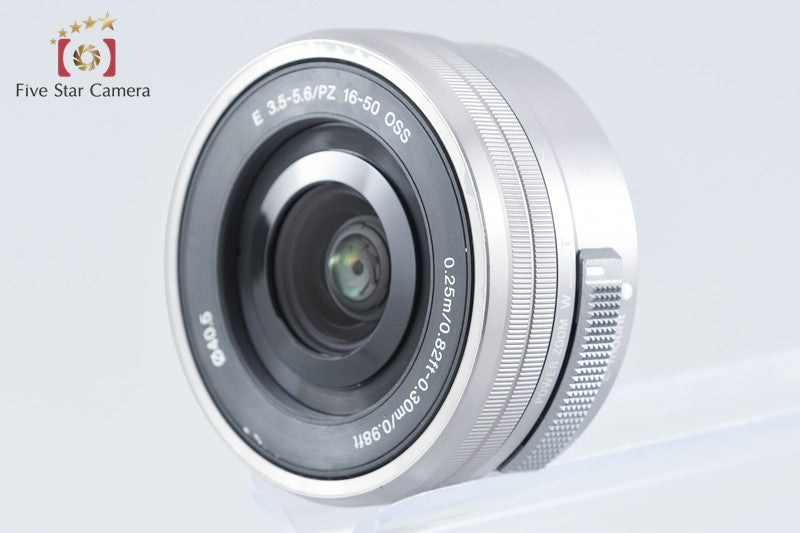 SONY E PZ 16-50mm f/3.5-5.6 OSS SELP1650 Silver Sony E Mount from Japan