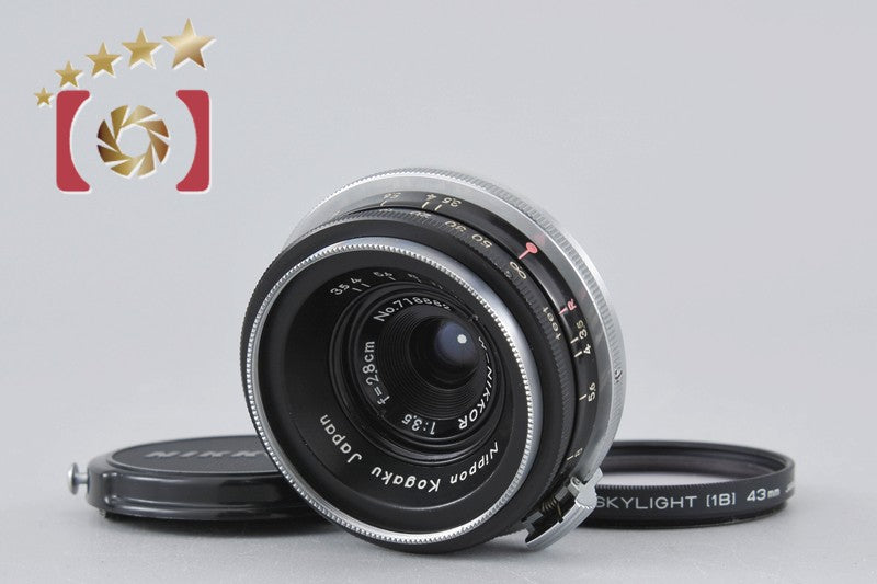 Nikon W-NIKKOR 28mm f/3.5 Nikon S Mount