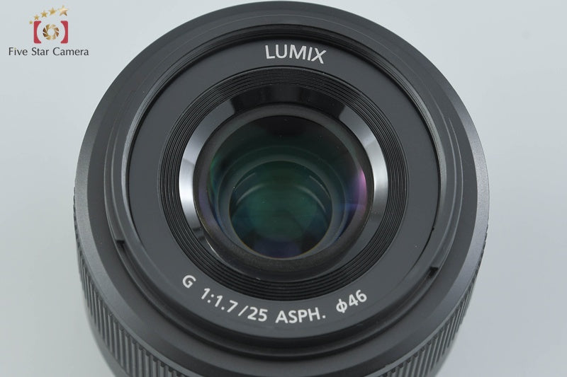 Panasonic LUMIX G 25mm f/1.7 ASPH. H-H025 Black